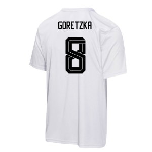Germany FIFA World Cup 2026™ T-Shirt (White) - Kids (Goretzka 8)