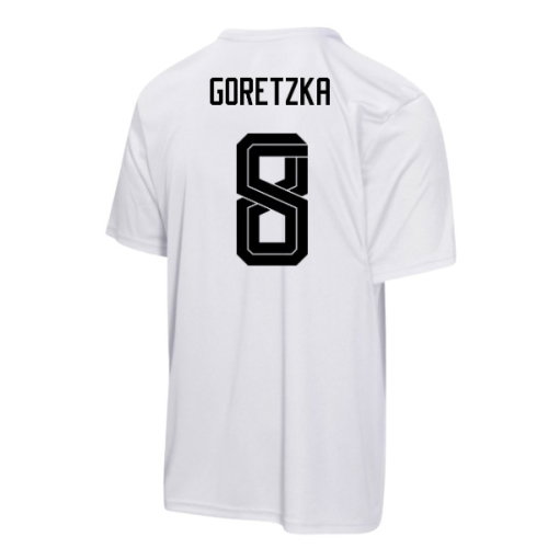 Germany FIFA World Cup 2026 T-Shirt (White) - Kids (Goretzka 8)