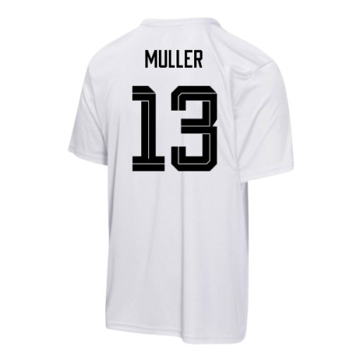 Germany FIFA World Cup 2026 T-Shirt (White) - Kids (Muller 13)