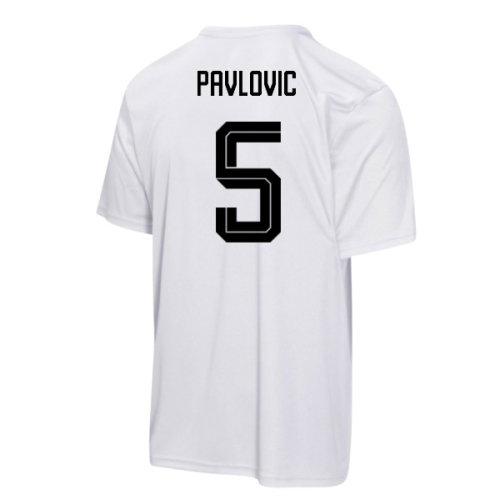 Germany FIFA World Cup 2026 T-Shirt (White) - Kids (Pavlovic 5)