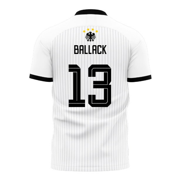 Germany Retro Home Concept Kit Adult Short Sleeve (Ballack 13)