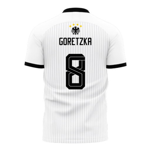 Germany Retro Home Concept Kit Adult Short Sleeve (Goretzka 8)