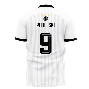 Germany Retro Home Concept Kit Adult Short Sleeve (Podolski 9)