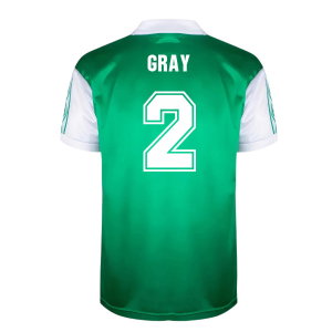 Hibernian 1980 Home Retro Football Shirt (Gray 2)