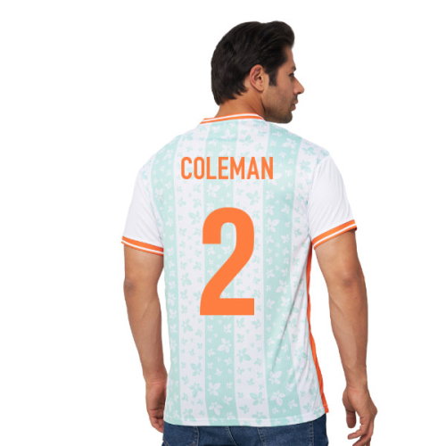 Ireland Legacy Football Jersey White (Wolvate) Adult Short Sleeve (Coleman 2)