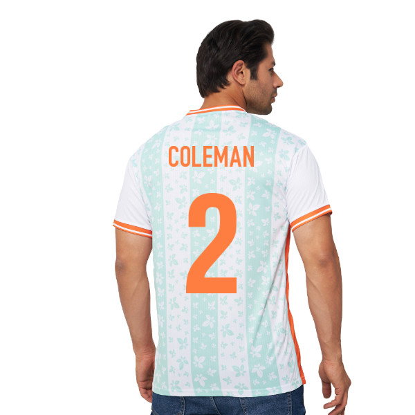 Ireland Legacy Football Jersey White (Wolvate) Adult Short Sleeve (Coleman 2)