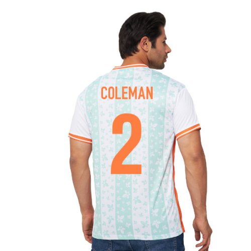 Ireland Legacy Football Jersey White (Wolvate) Adult Short Sleeve (Coleman 2)