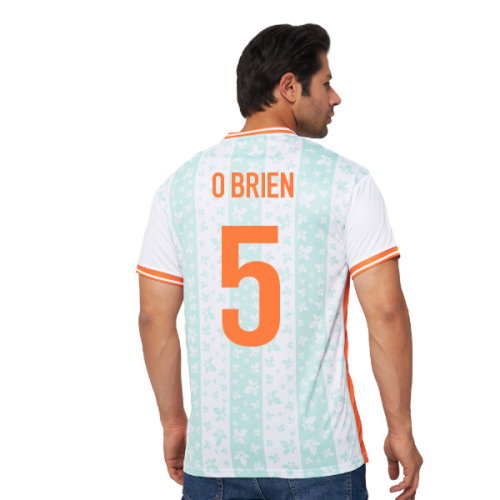 Ireland Legacy Football Jersey White (Wolvate) Adult Short Sleeve (O Brien 5)