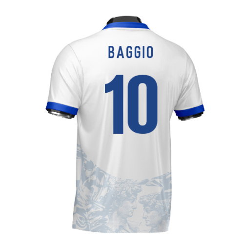 Italy Heritage Football Jersey (Wolvate) Adult Short Sleeve (Baggio 10)
