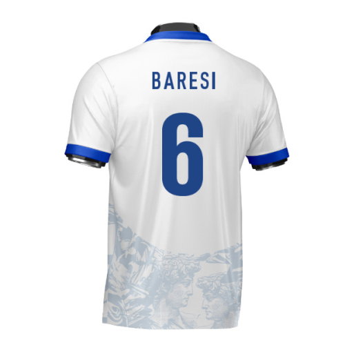 Italy Heritage Football Jersey (Wolvate) Adult Short Sleeve (Baresi 6)