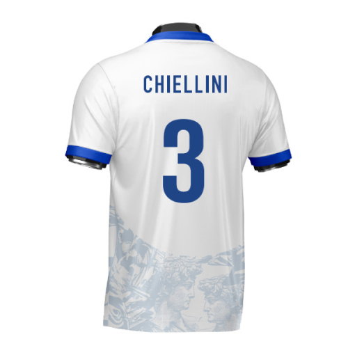Italy Heritage Football Jersey (Wolvate) Adult Short Sleeve (Chiellini 3)