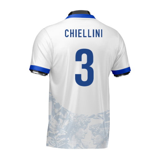 Italy Heritage Football Jersey (Wolvate) Adult Short Sleeve (Chiellini 3)