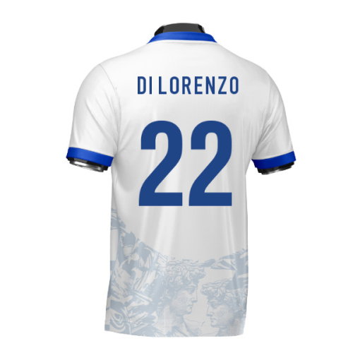 Italy Heritage Football Jersey (Wolvate) Adult Short Sleeve (Di Lorenzo 22)