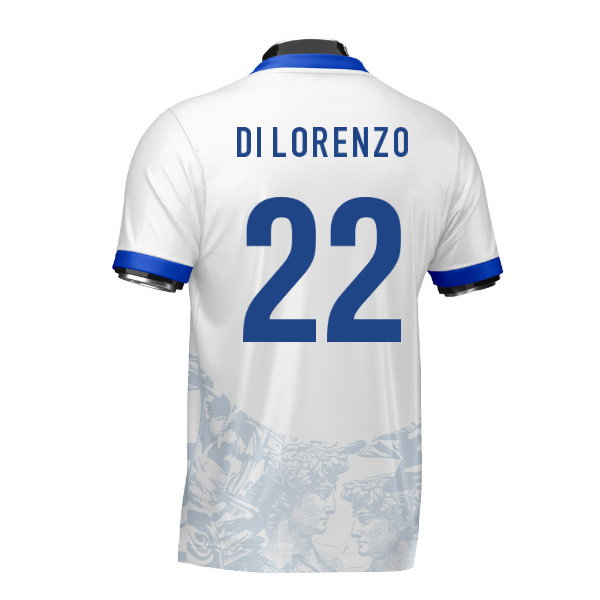 Italy Heritage Football Jersey (Wolvate) Adult Short Sleeve (Di Lorenzo 22)