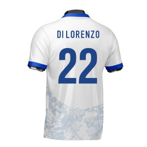 Italy Heritage Football Jersey (Wolvate) Adult Short Sleeve (Di Lorenzo 22)