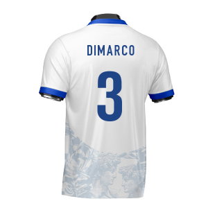 Italy Heritage Football Jersey (Wolvate) Adult Short Sleeve (Dimarco 3)