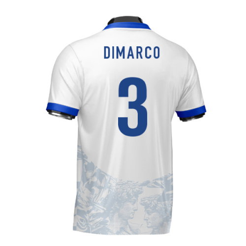 Italy Heritage Football Jersey (Wolvate) Adult Short Sleeve (Dimarco 3)