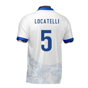 Italy Heritage Football Jersey (Wolvate) Adult Short Sleeve (Locatelli 5)