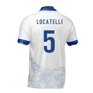 Italy Heritage Football Jersey (Wolvate) Adult Short Sleeve (Locatelli 5)