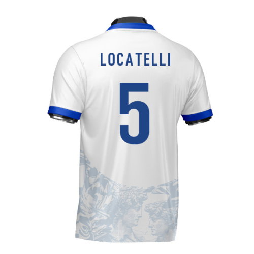 Italy Heritage Football Jersey (Wolvate) Adult Short Sleeve (Locatelli 5)