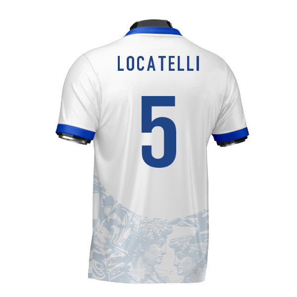 Italy Heritage Football Jersey (Wolvate) Adult Short Sleeve (Locatelli 5)