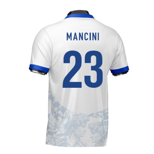 Italy Heritage Football Jersey (Wolvate) Adult Short Sleeve (Mancini 23)