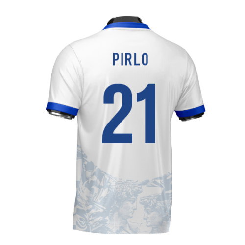 Italy Heritage Football Jersey (Wolvate) Adult Short Sleeve (Pirlo 21)