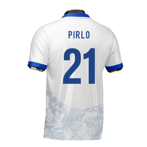 Italy Heritage Football Jersey (Wolvate) Adult Short Sleeve (Pirlo 21)