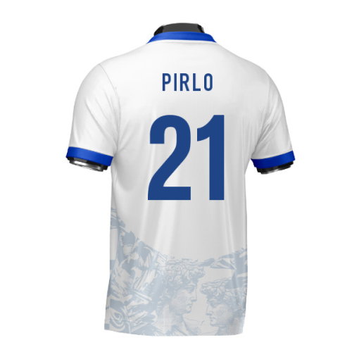Italy Heritage Football Jersey (Wolvate) Adult Short Sleeve (Pirlo 21)