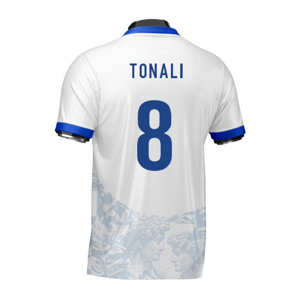 Italy Heritage Football Jersey (Wolvate) Adult Short Sleeve (Tonali 8)
