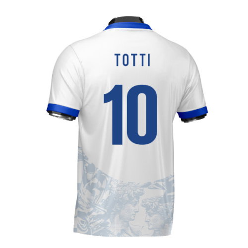 Italy Heritage Football Jersey (Wolvate) Adult Short Sleeve (Totti 10)