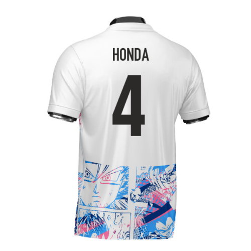 Japan Dragon Ball Z Heritage Football Jersey (Wolvate) Adult Short Sleeve (Honda 4)