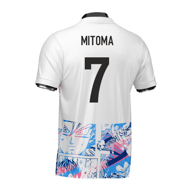 Japan Dragon Ball Z Heritage Football Jersey (Wolvate) Adult Short Sleeve (Mitoma 7)