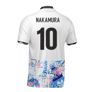 Japan Dragon Ball Z Heritage Football Jersey (Wolvate) Adult Short Sleeve (Nakamura 10)