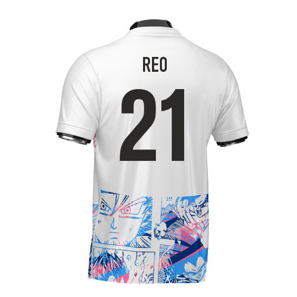 Japan Dragon Ball Z Heritage Football Jersey (Wolvate) Adult Short Sleeve (Reo 21)