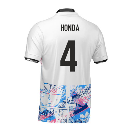 Japan Dragon Ball Z Heritage Football Jersey (Wolvate) Kids Short Sleeve (Honda 4)