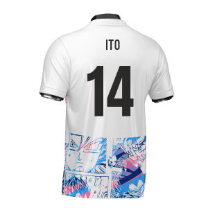 Japan Dragon Ball Z Heritage Football Jersey (Wolvate) Kids Short Sleeve (Ito 14)