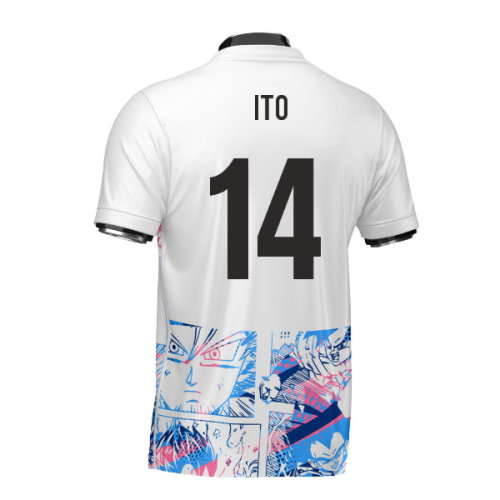 Japan Dragon Ball Z Heritage Football Jersey (Wolvate) Kids Short Sleeve (Ito 14)