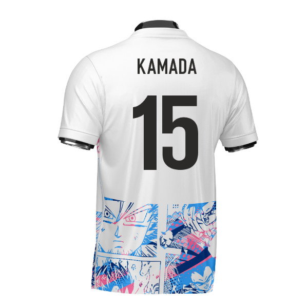 Japan Dragon Ball Z Heritage Football Jersey (Wolvate) Kids Short Sleeve (Kamada 15)