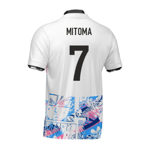 Japan Dragon Ball Z Heritage Football Jersey (Wolvate) Kids Short Sleeve (Mitoma 7)