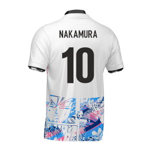 Japan Dragon Ball Z Heritage Football Jersey (Wolvate) Kids Short Sleeve (Nakamura 10)