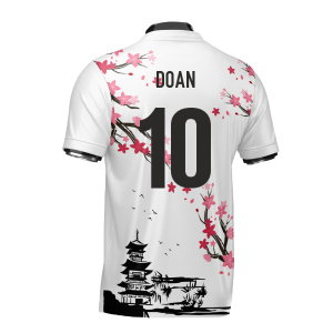 Japan Samurai Heritage Football Jersey (Wolvate) Adult Short Sleeve (Doan 10)