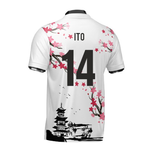Japan Samurai Heritage Football Jersey (Wolvate) Adult Short Sleeve (Ito 14)