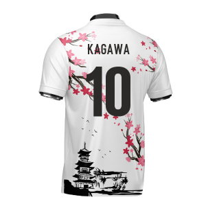 Japan Samurai Heritage Football Jersey (Wolvate) Adult Short Sleeve (Kagawa 10)