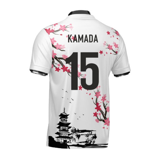 Japan Samurai Heritage Football Jersey (Wolvate) Adult Short Sleeve (Kamada 15)