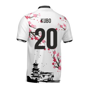 Japan Samurai Heritage Football Jersey (Wolvate) Adult Short Sleeve (Kubo 20)
