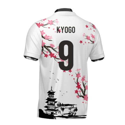 Japan Samurai Heritage Football Jersey (Wolvate) Adult Short Sleeve (Kyogo 9)