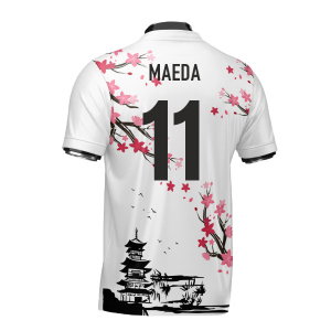 Japan Samurai Heritage Football Jersey (Wolvate) Adult Short Sleeve (Maeda 11)