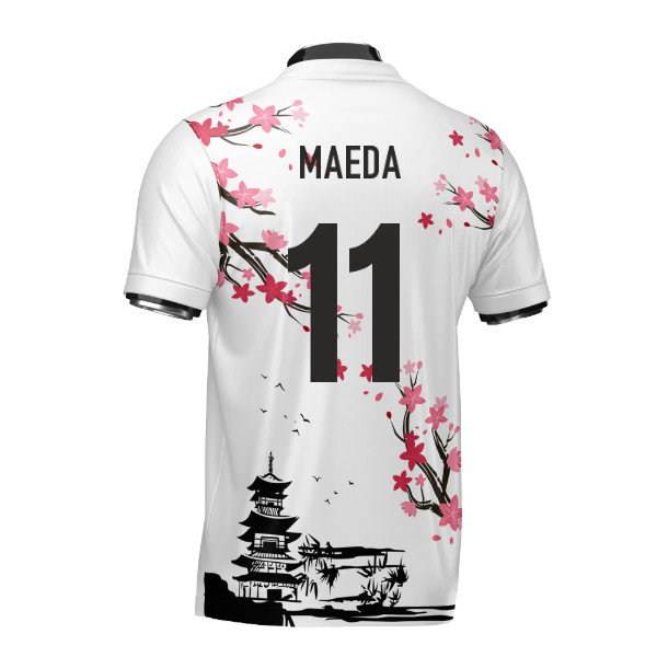 Japan Samurai Heritage Football Jersey (Wolvate) Adult Short Sleeve (Maeda 11)