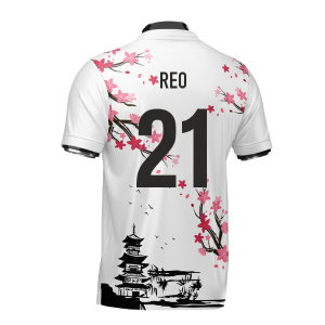Japan Samurai Heritage Football Jersey (Wolvate) Adult Short Sleeve (Reo 21)